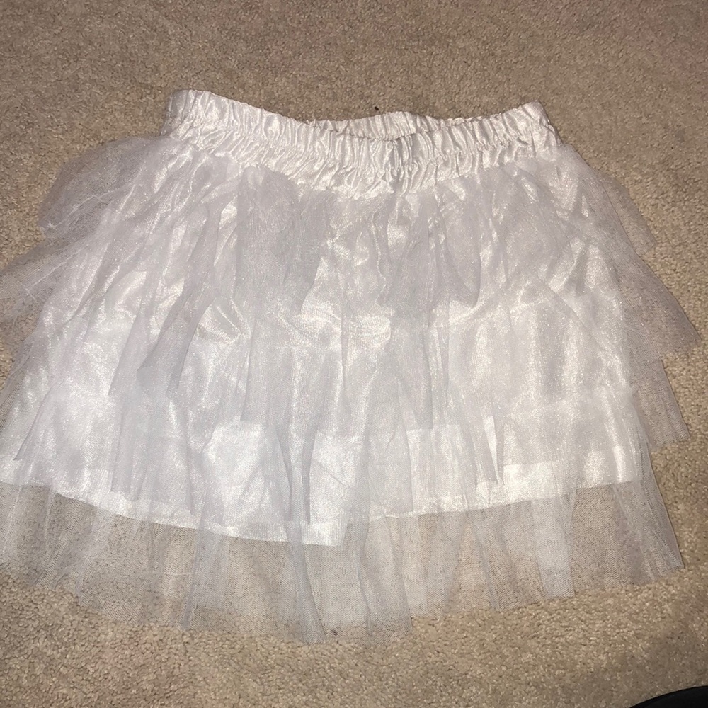 Halloween Tulle White Skirt